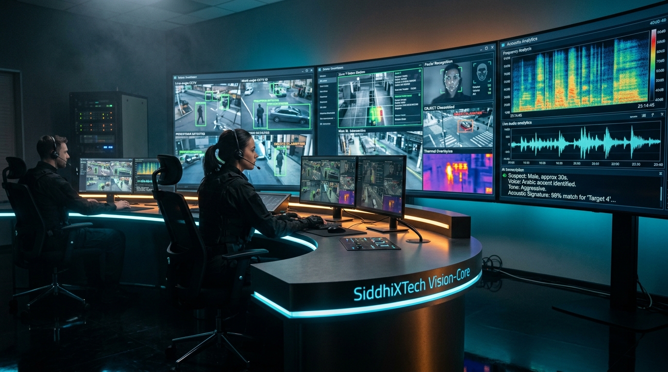 SiddhiXTech Vision & Surveillance AI Command Center