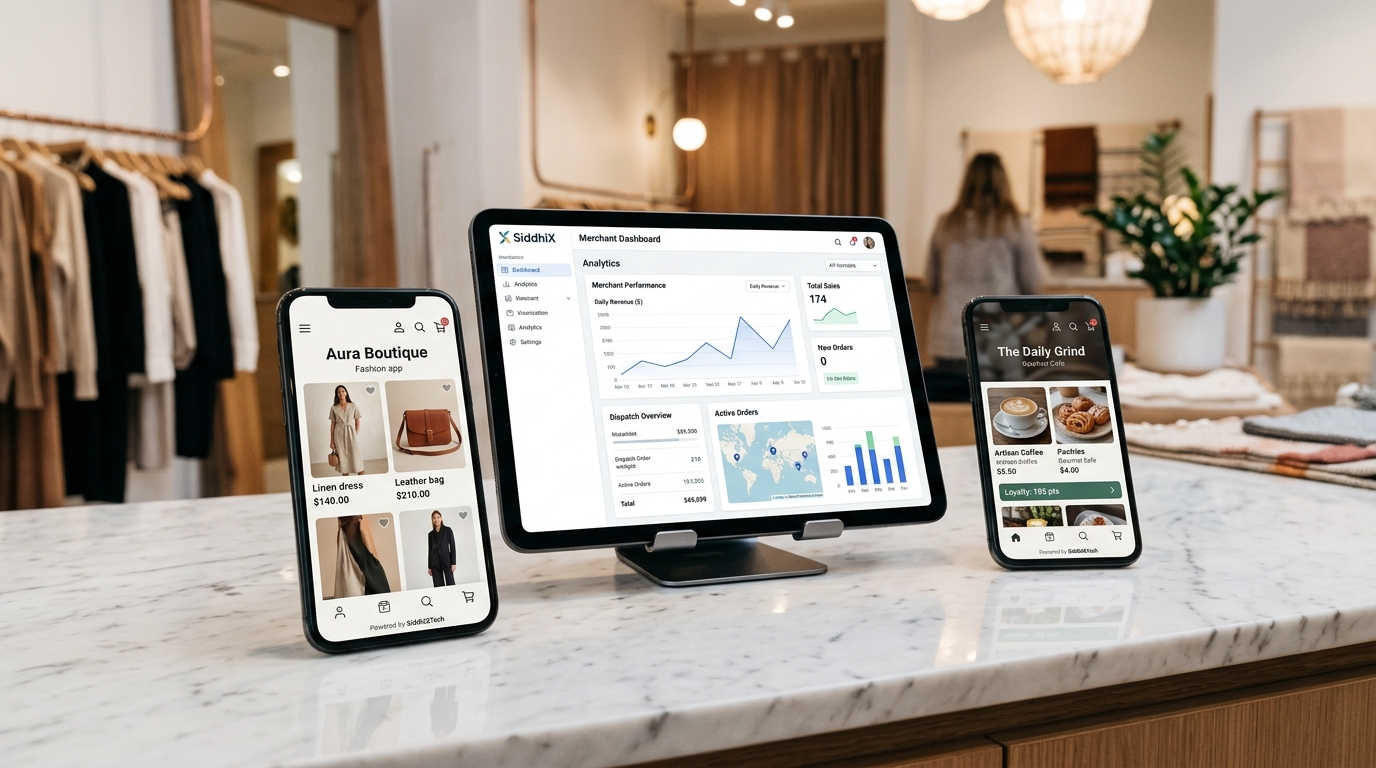 SiddhiXTech White-Label Digital Commerce Platform